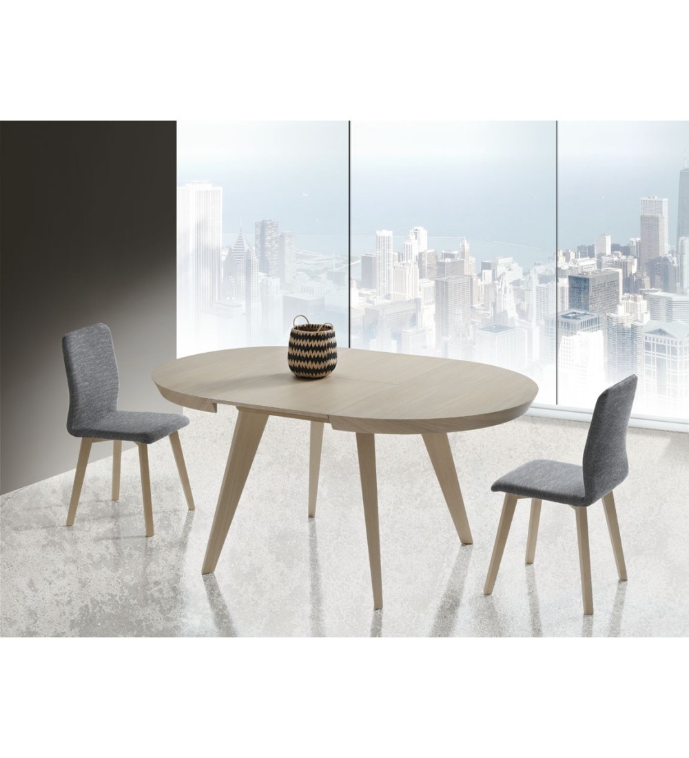 table ronde extensible ceramique ou bois
